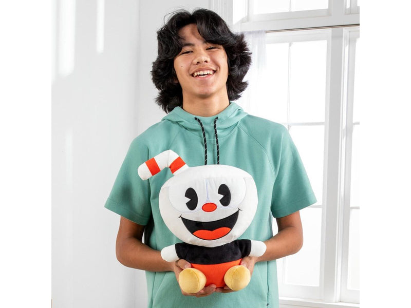 Tomy - Club Mocchi- Mocchi- Cuphead Plush – Mega 38 cm - Teddybär & Kuscheltier