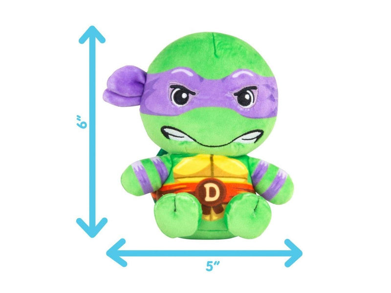 Tomy - Club Mocchi-Mocchi- Teenage Mutant Ninja Turtles™ Donatello Junior 15 cm - Teddybär & Kuscheltier