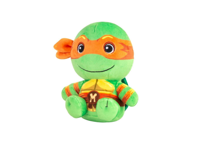 Tomy - Club Mocchi-Mocchi- Teenage Mutant Ninja Turtles™ Michelangelo Junior 15 cm - Teddybär & Kuscheltier