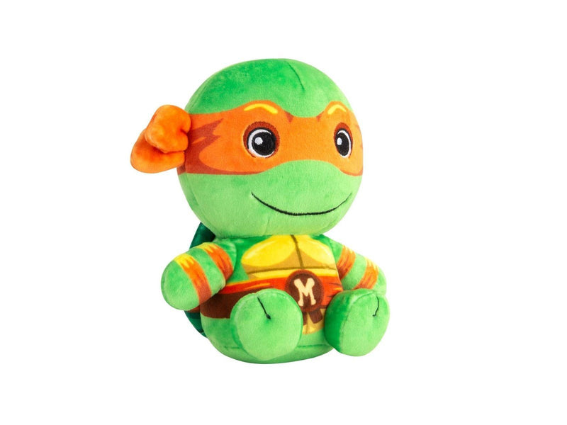 Tomy - Club Mocchi-Mocchi- Teenage Mutant Ninja Turtles™ Michelangelo Junior 15 cm - Teddybär & Kuscheltier