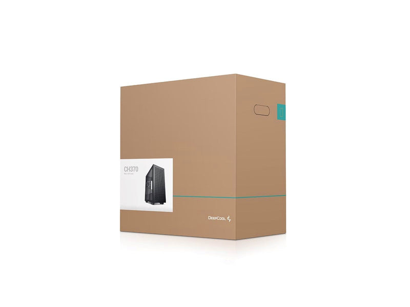 DeepCool CH370 - Gehäuse - Miditower - Schwarz