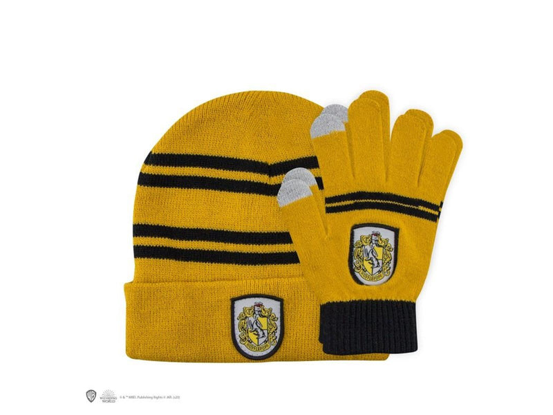 Harry Potter - Beanie/Gloves Hufflepuff Kids set EU - Beanie