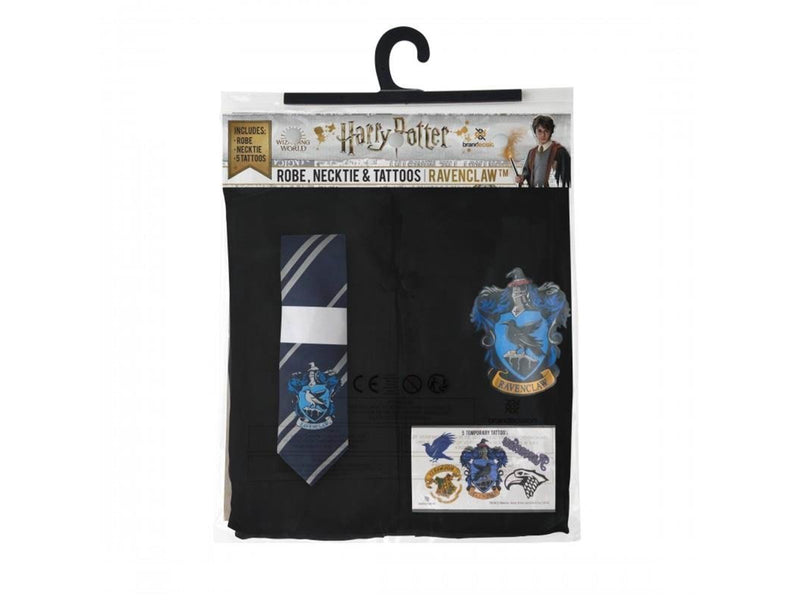 Harry Potter - Entry Robe Necktie & Tattoos Ravenclaw kids EU