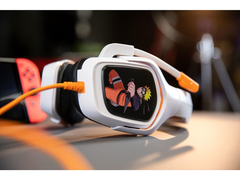 Konix Naruto (White/Orange) - Wired Headset