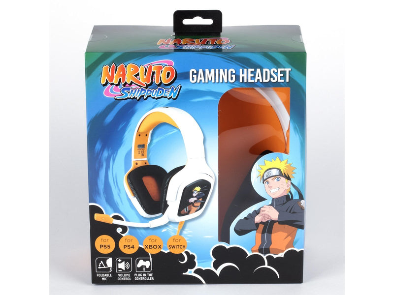 Konix Naruto (White/Orange) - Wired Headset