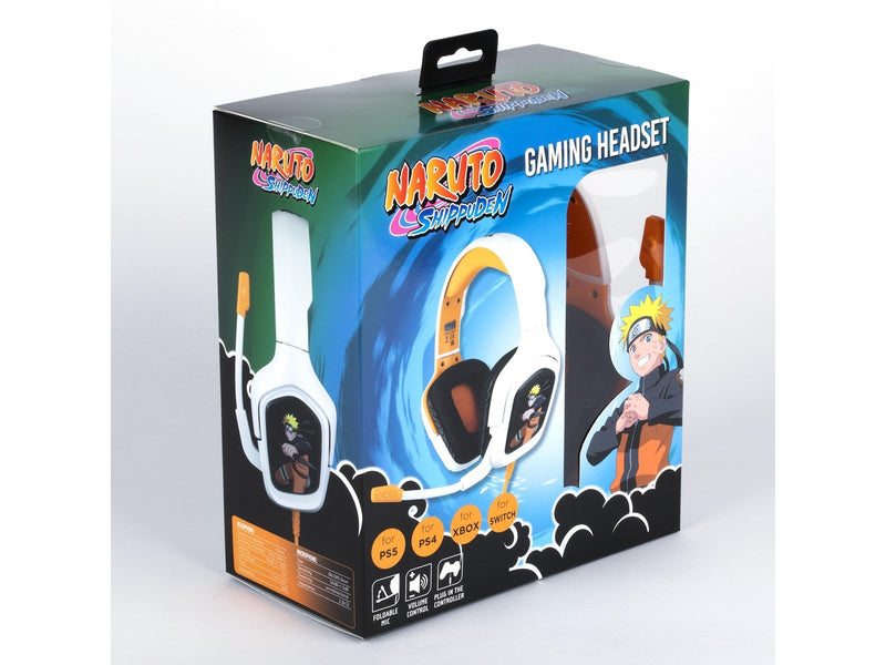 Konix Naruto (White/Orange) - Wired Headset
