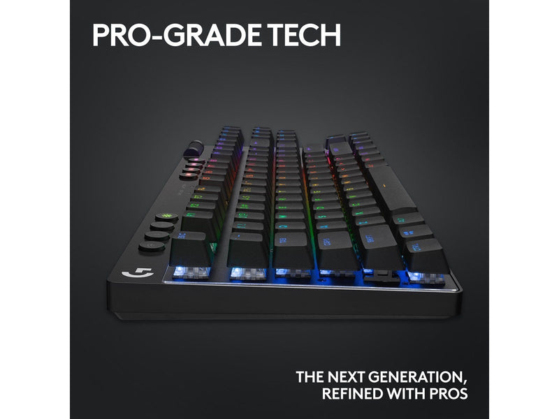 Logitech G PRO X TKL - Logitech GX Brown (Tactile) - Tactile - Gaming Tastaturen - ohne Numpad - Deutsch - Schwarz