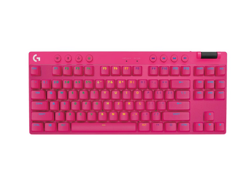 Logitech G PRO X TKL - Logitech GX Brown (Tactile) - Tactile - Gaming Tastaturen - ohne Numpad - Deutsch - Pink