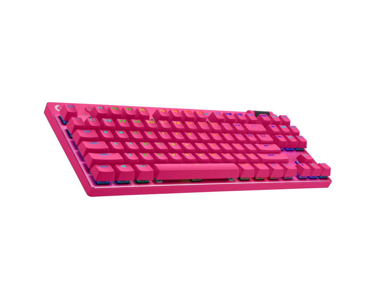 Logitech G PRO X TKL - Logitech GX Brown (Tactile) - Tactile - Gaming Tastaturen - ohne Numpad - Deutsch - Pink