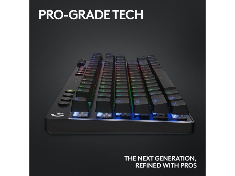 Logitech G PRO X TKL - Logitech GX Brown (Tactile) - Tactile - Gaming Tastaturen - ohne Numpad - Englisch - US - Pink