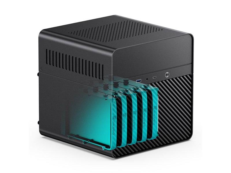 Jonsbo N2 Mini-ITX Case - Black - Gehäuse - NAS tower - Schwarz
