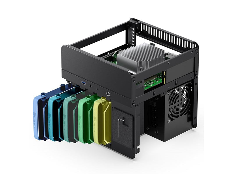 Jonsbo N2 Mini-ITX Case - Black - Gehäuse - NAS tower - Schwarz