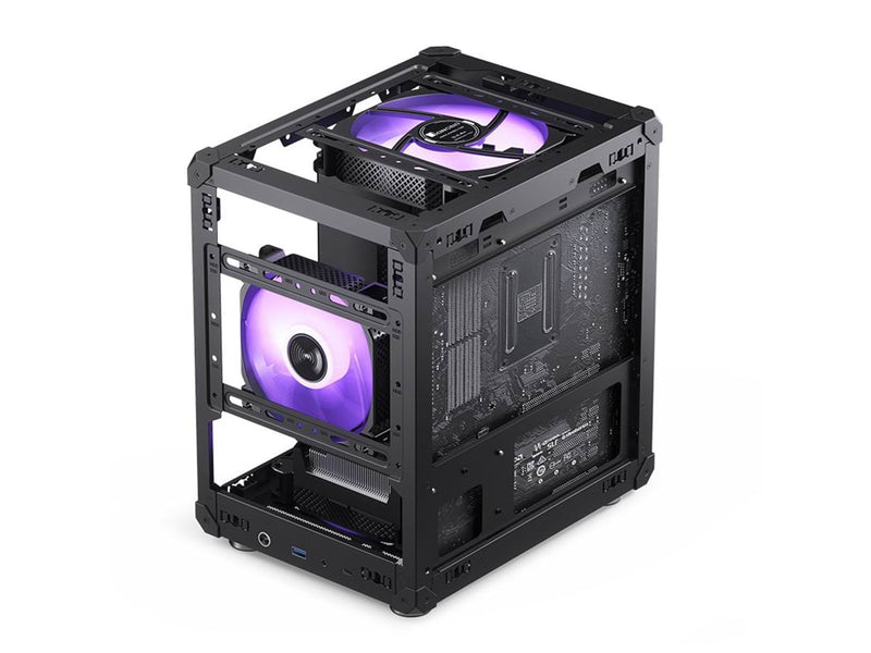 Jonsbo C6 - Black - Gehäuse - Minitower - Schwarz