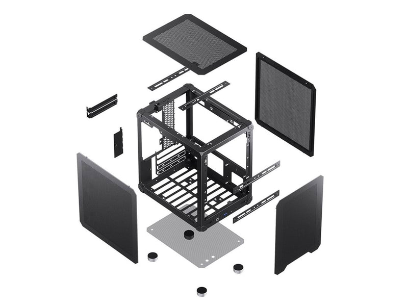 Jonsbo C6 - Black - Gehäuse - Minitower - Schwarz