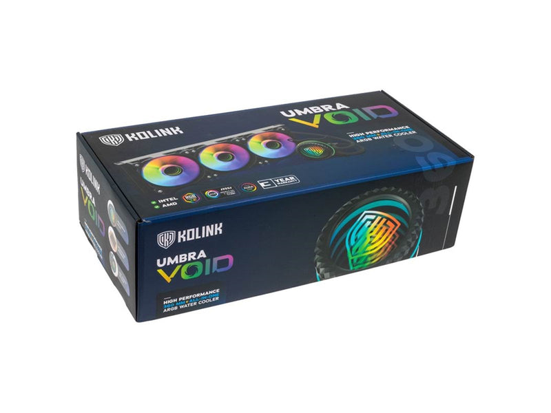 Kolink Umbra Void AIO 360mm - CPU-Wasserkühlung - Max 30 dBA