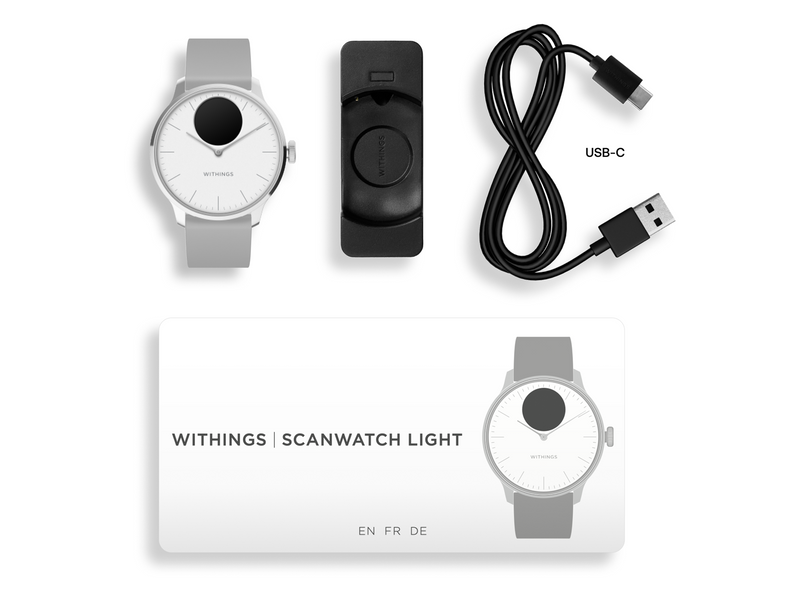 Withings Scanwatch Light - Weiß - 37 mm