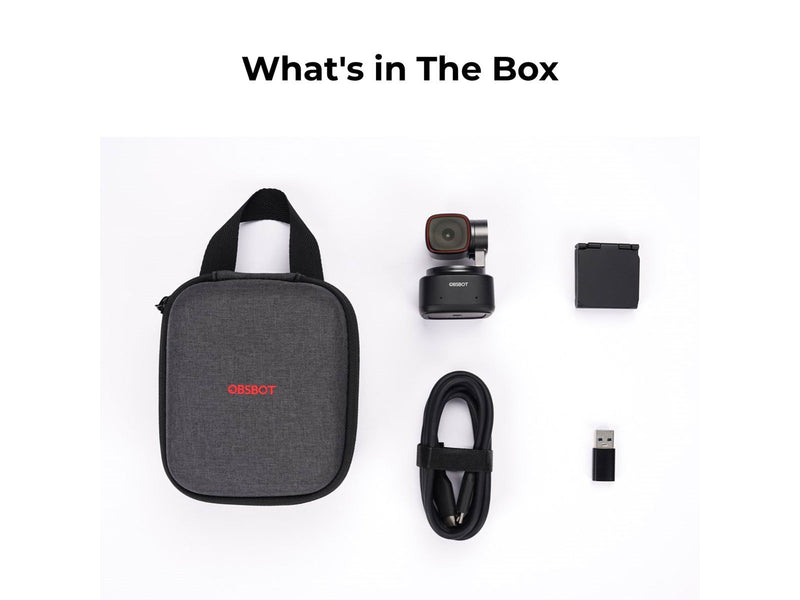 Obsbot Tiny 2 - AI-Powered PTZ 4K Webcam