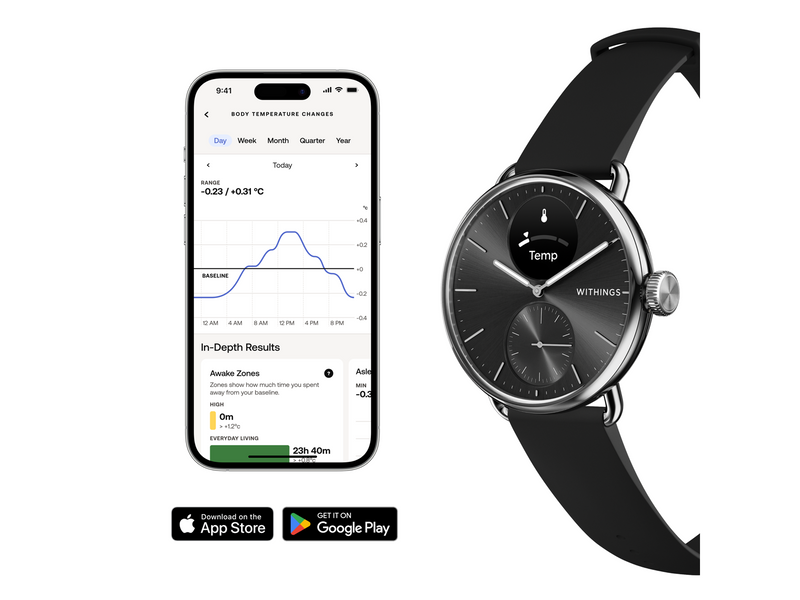 Withings Scanwatch 2 - 38mm - Schwarz
