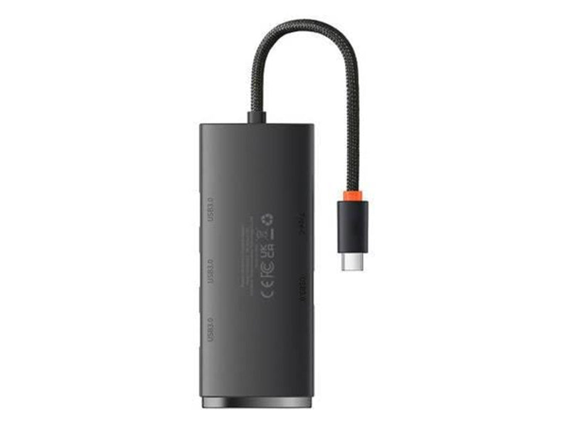 Baseus HUB Adapter 4-Port USB-C OS-Lite 25cm (Black) USB-Hubs - USB 3.0 - 4 - Schwarz