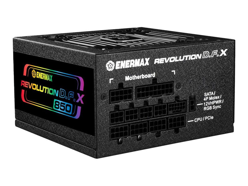 Enermax Revolution D.F. X 850 Netzteile - 850 Watt - 120 mm - ATX 3.0 - 80 Plus Gold zertifiziert
