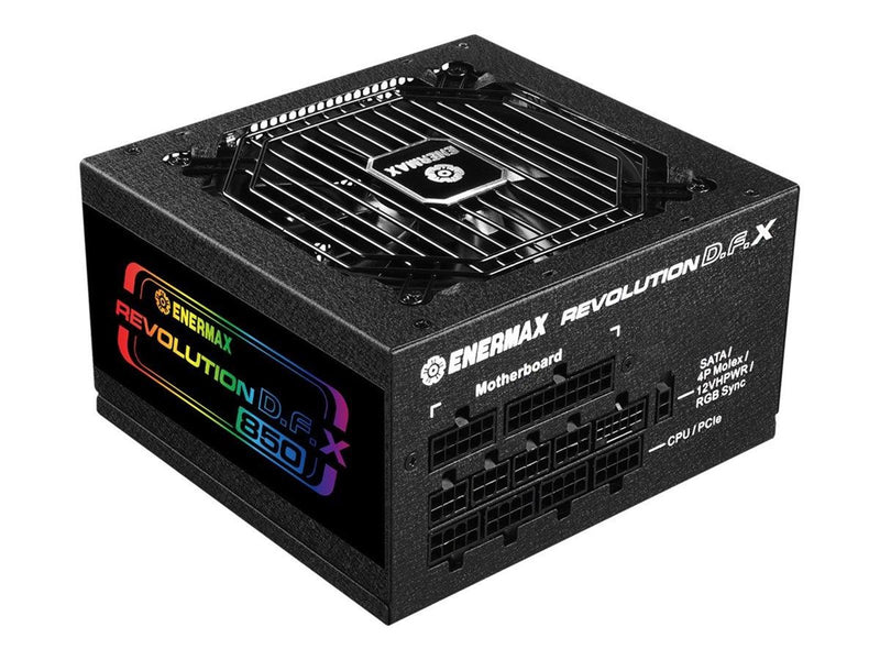 Enermax Revolution D.F. X 850 Netzteile - 850 Watt - 120 mm - ATX 3.0 - 80 Plus Gold zertifiziert