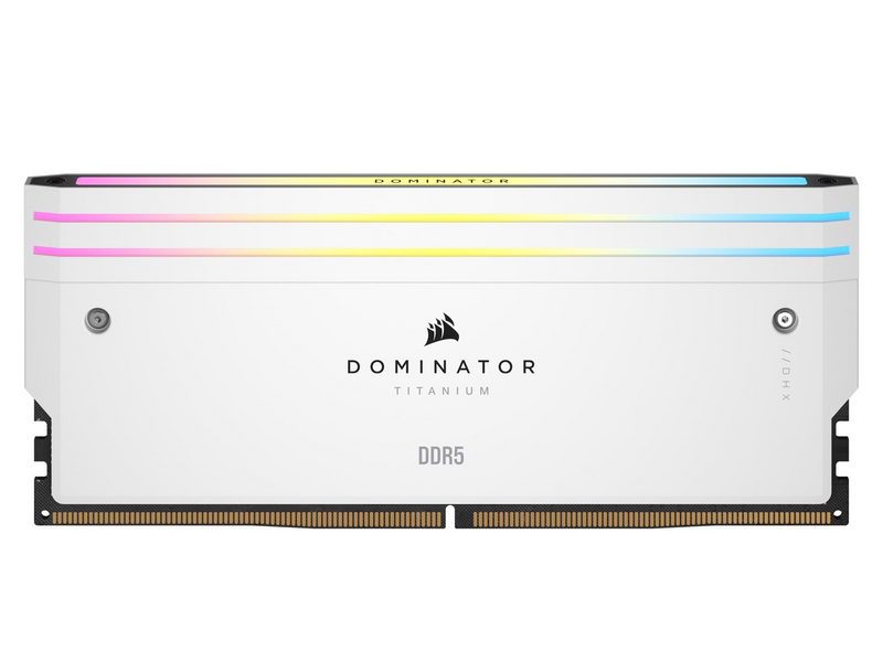 Corsair Dominator Titanium DDR5-6400 - 64GB - CL32 - Dual Channel (2 pcs) - Intel XMP - Weiß mit RGB
