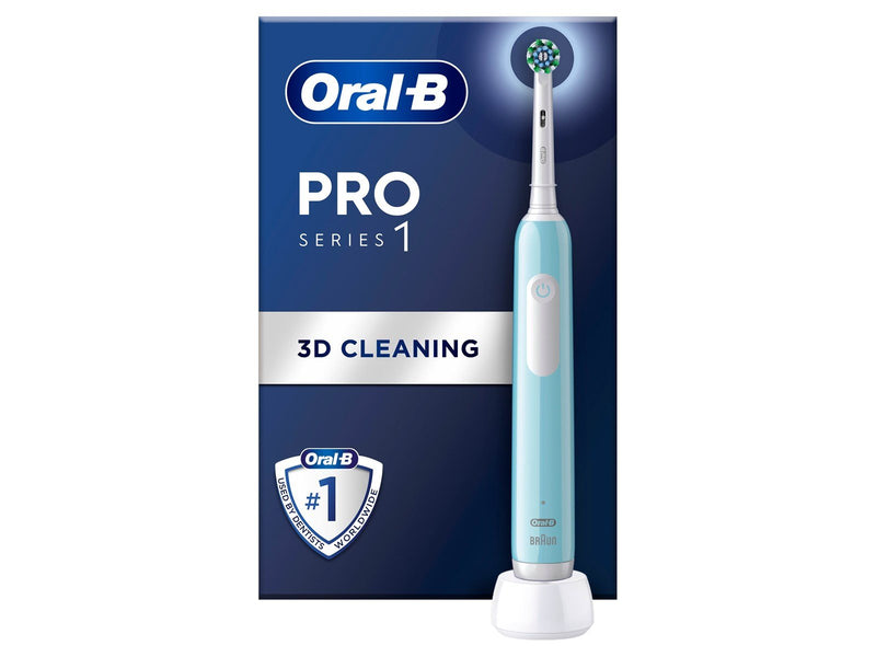 Oral-B Elektrische Zahnbürste Pro1 Turquoise + Extra Brush Head
