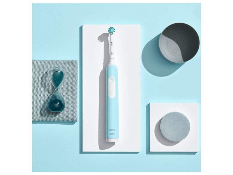 Oral-B Elektrische Zahnbürste Pro1 Turquoise + Extra Brush Head