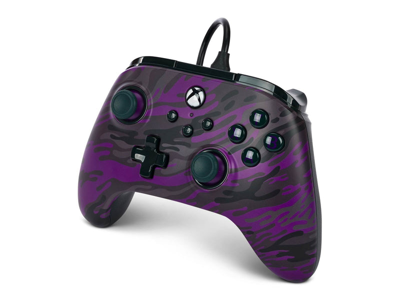 PowerA Kabelgebundener Controller Advantage für Xbox Series X|S - Lila Camouflage - Wired Controller - Microsoft Xbox Series S