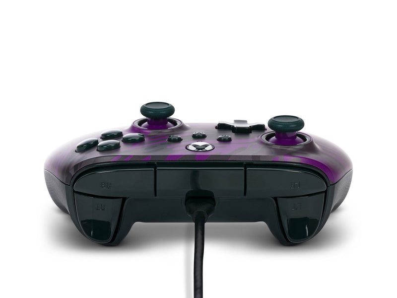 PowerA Kabelgebundener Controller Advantage für Xbox Series X|S - Lila Camouflage - Wired Controller - Microsoft Xbox Series S