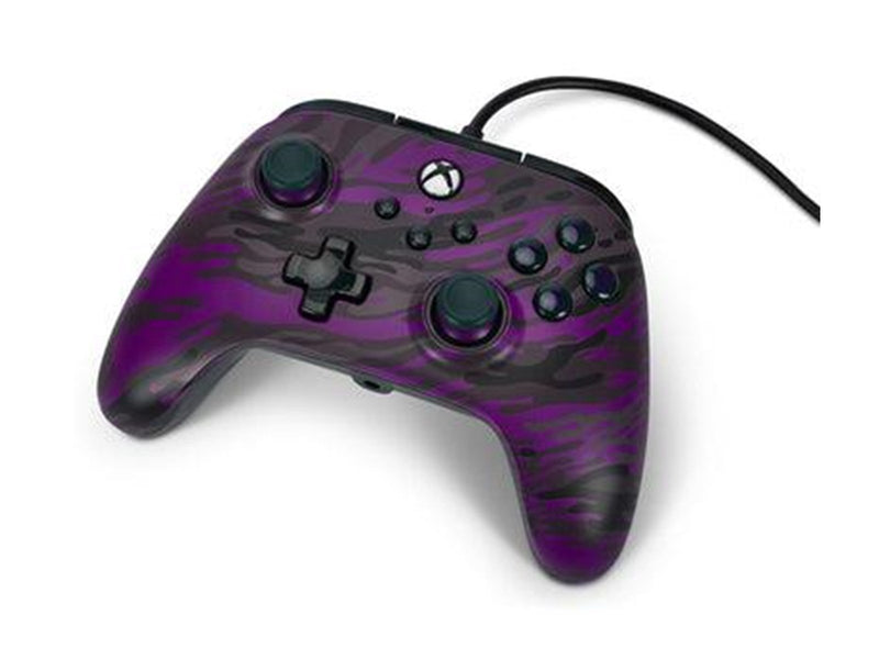 PowerA Kabelgebundener Controller Advantage für Xbox Series X|S - Lila Camouflage - Wired Controller - Microsoft Xbox Series S