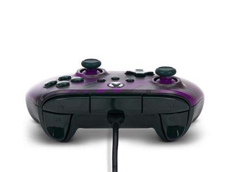 PowerA Kabelgebundener Controller Advantage für Xbox Series X|S - Lila Camouflage - Wired Controller - Microsoft Xbox Series S