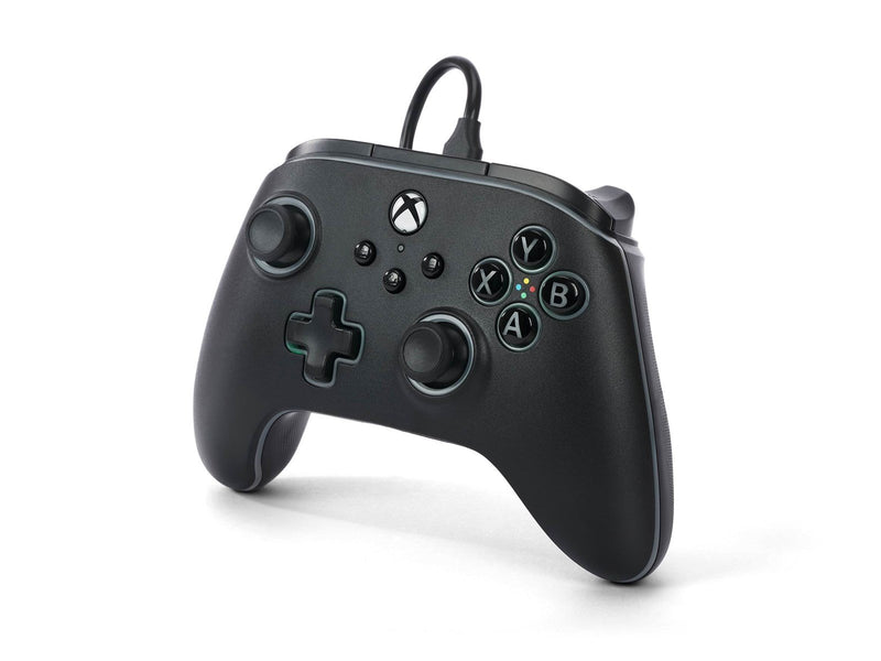 PowerA Kabelgebundener Advantage-Controller für Xbox Series X|S mit Lumectra - Schwarz - Wired Controller - Microsoft Xbox One