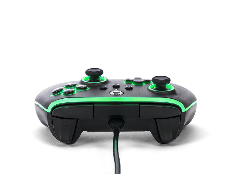 PowerA Kabelgebundener Advantage-Controller für Xbox Series X|S mit Lumectra - Schwarz - Wired Controller - Microsoft Xbox One