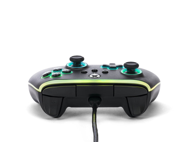 PowerA Kabelgebundener Advantage-Controller für Xbox Series X|S mit Lumectra - Schwarz - Wired Controller - Microsoft Xbox One