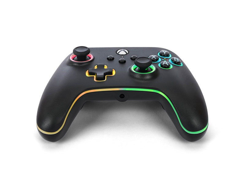 PowerA Kabelgebundener Advantage-Controller für Xbox Series X|S mit Lumectra - Schwarz - Wired Controller - Microsoft Xbox One