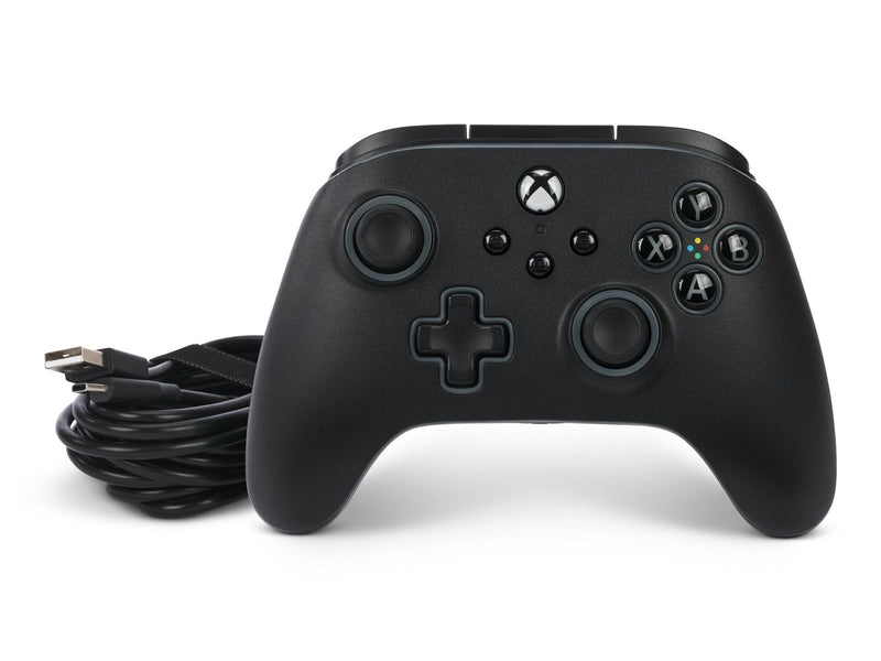 PowerA Kabelgebundener Advantage-Controller für Xbox Series X|S mit Lumectra - Schwarz - Wired Controller - Microsoft Xbox One