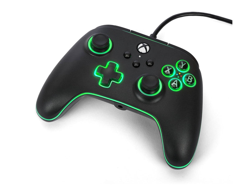 PowerA Kabelgebundener Advantage-Controller für Xbox Series X|S mit Lumectra - Schwarz - Wired Controller - Microsoft Xbox One