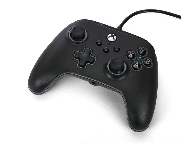 PowerA Kabelgebundener Advantage-Controller für Xbox Series X|S mit Lumectra - Schwarz - Wired Controller - Microsoft Xbox One
