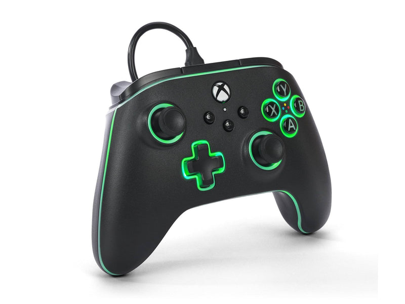 PowerA Kabelgebundener Advantage-Controller für Xbox Series X|S mit Lumectra - Schwarz - Wired Controller - Microsoft Xbox One