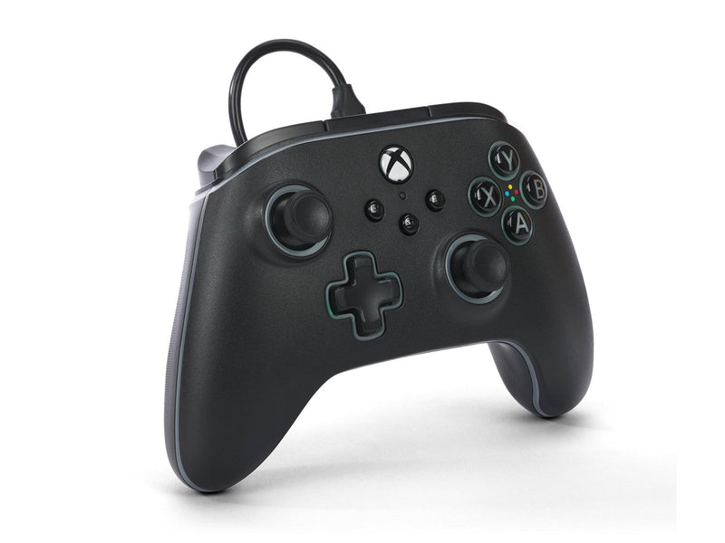 PowerA Kabelgebundener Advantage-Controller für Xbox Series X|S mit Lumectra - Schwarz - Wired Controller - Microsoft Xbox One