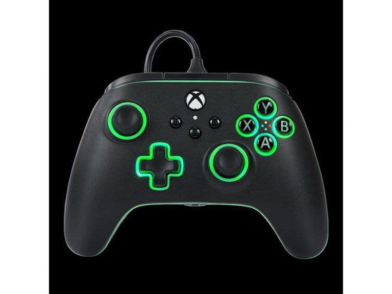 PowerA Kabelgebundener Advantage-Controller für Xbox Series X|S mit Lumectra - Schwarz - Wired Controller - Microsoft Xbox One