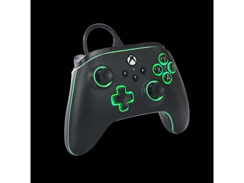 PowerA Kabelgebundener Advantage-Controller für Xbox Series X|S mit Lumectra - Schwarz - Wired Controller - Microsoft Xbox One