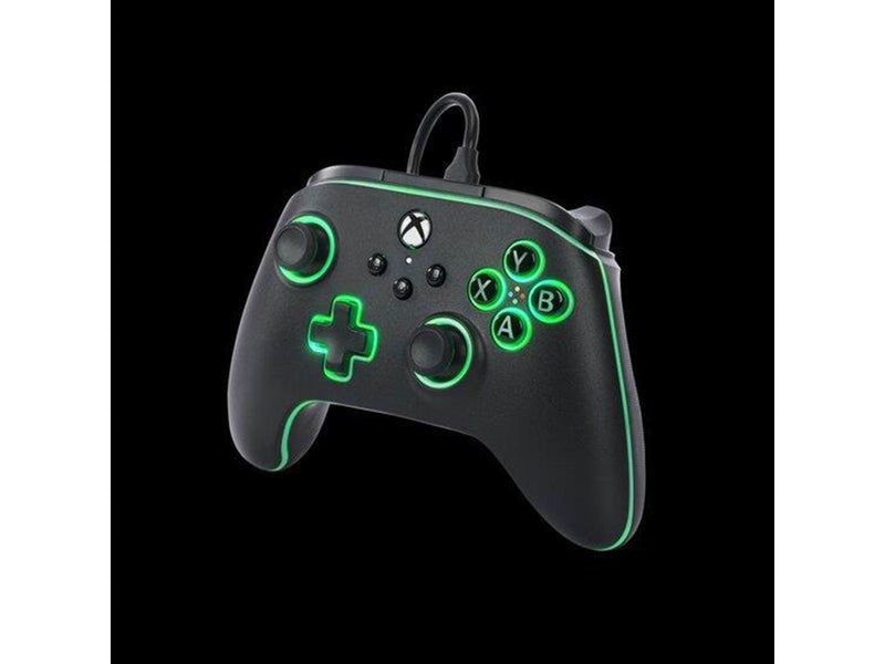PowerA Kabelgebundener Advantage-Controller für Xbox Series X|S mit Lumectra - Schwarz - Wired Controller - Microsoft Xbox One