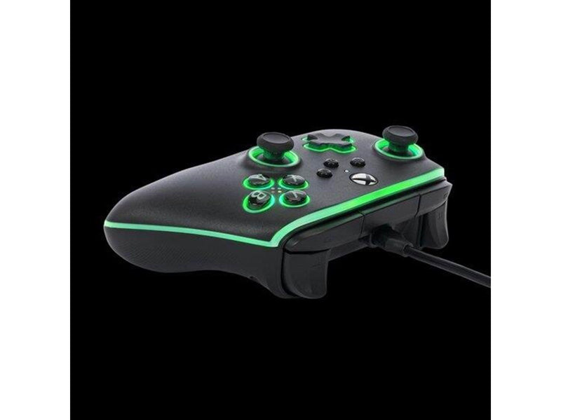 PowerA Kabelgebundener Advantage-Controller für Xbox Series X|S mit Lumectra - Schwarz - Wired Controller - Microsoft Xbox One