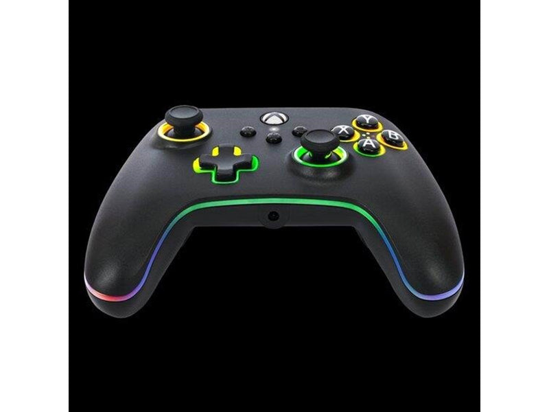 PowerA Kabelgebundener Advantage-Controller für Xbox Series X|S mit Lumectra - Schwarz - Wired Controller - Microsoft Xbox One