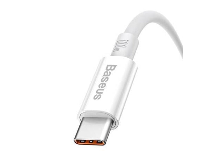 Baseus Cable USB do USB-C  Superior 100W 0.25m (white)