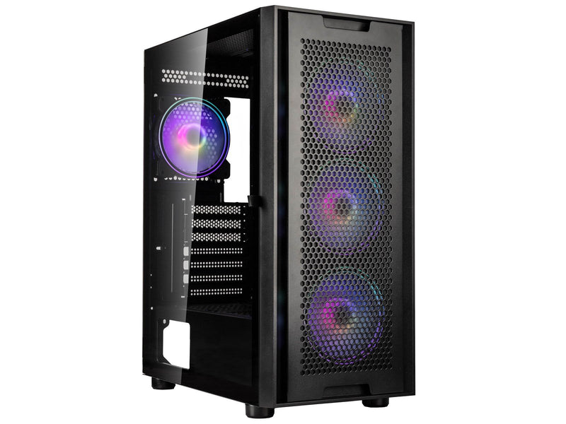 Kolink Observatory Duo ARGB Midi Tower Case - Black Window - Gehäuse - Desktop - Schwarz