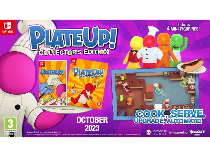 PlateUp! (Collector's Edition) - Nintendo Switch - Real Time Strategy - PEGI 3