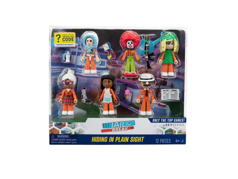Jazwares DEVSeries -  Multipack - Jail Break Hiding in Plain Sight 7cm